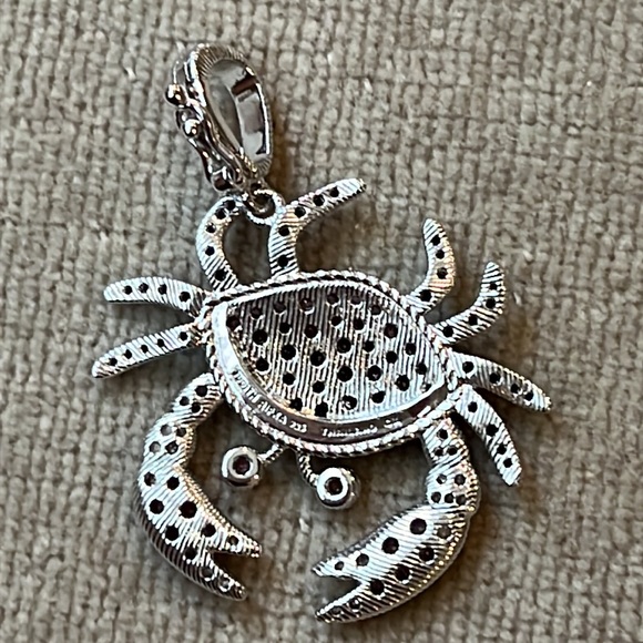 Judith Ripka Sterling Gemstone Cancer ♋️ Crab Zodiac Enhancer New - Picture 5 of 7